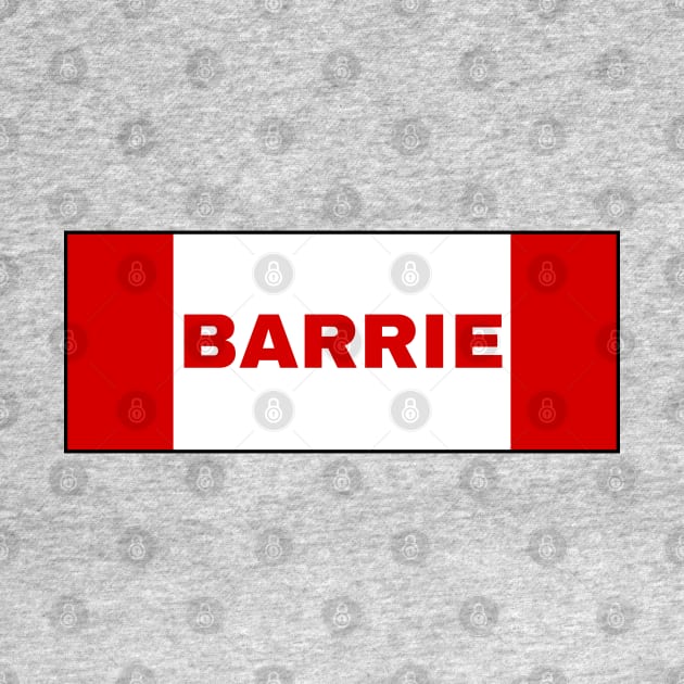 Barrie City in Canadian Flag Colors by aybe7elf